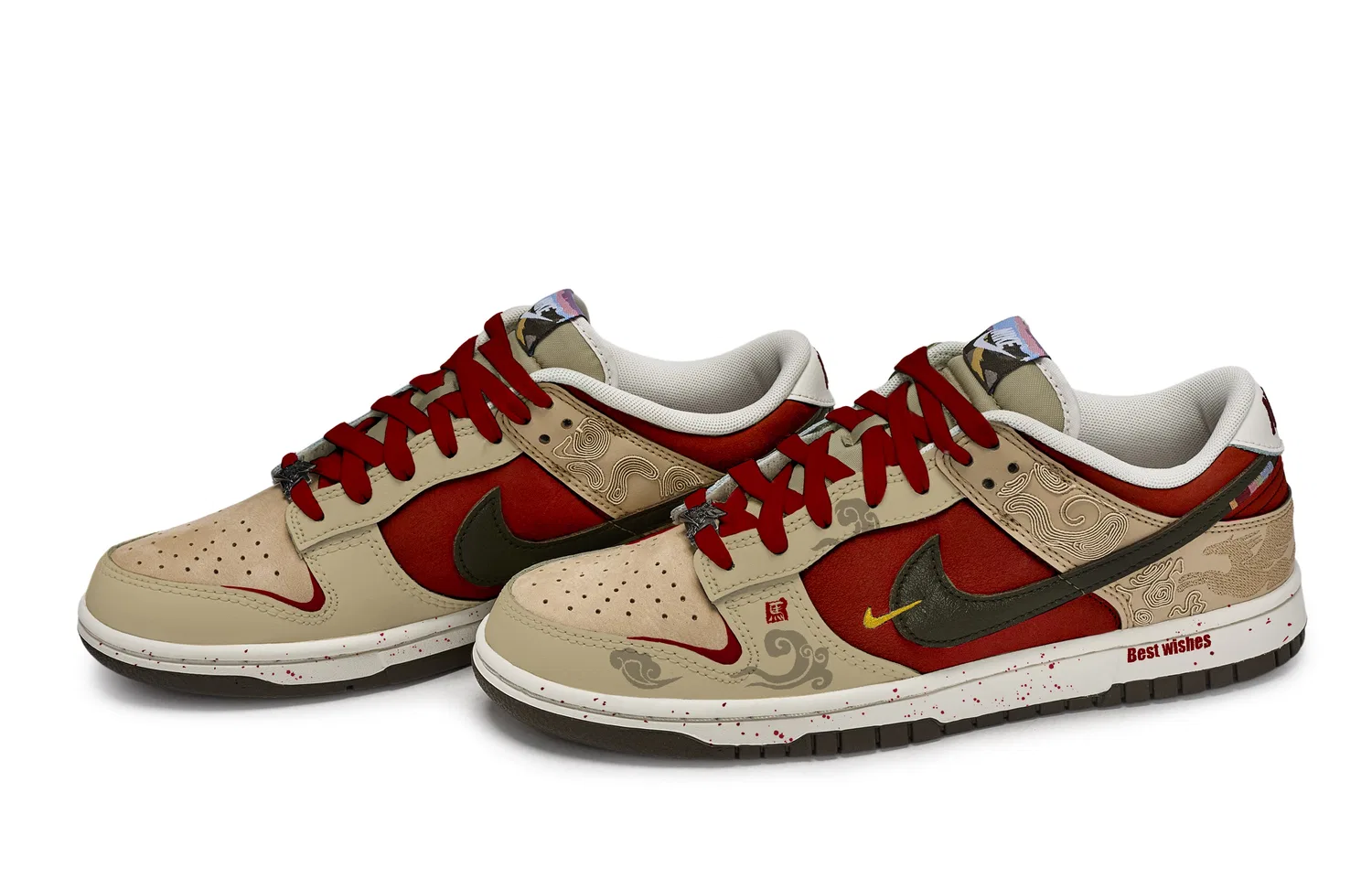 Кроссовки Nike Dunk Hot Dog Red Green Brown — фото 4