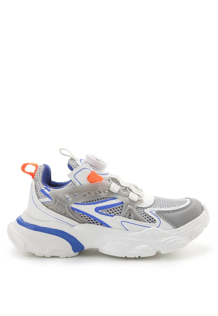 Кроссовки детские спортивные, Paulus Jr Diadora, серый