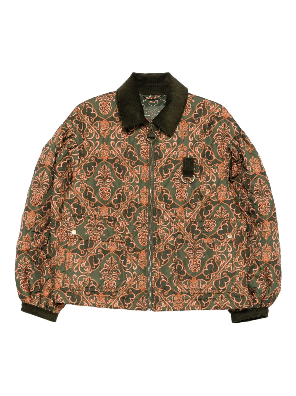 

Стеганая куртка Rio Luisa из коллаборации с Farm Barbour, зеленый