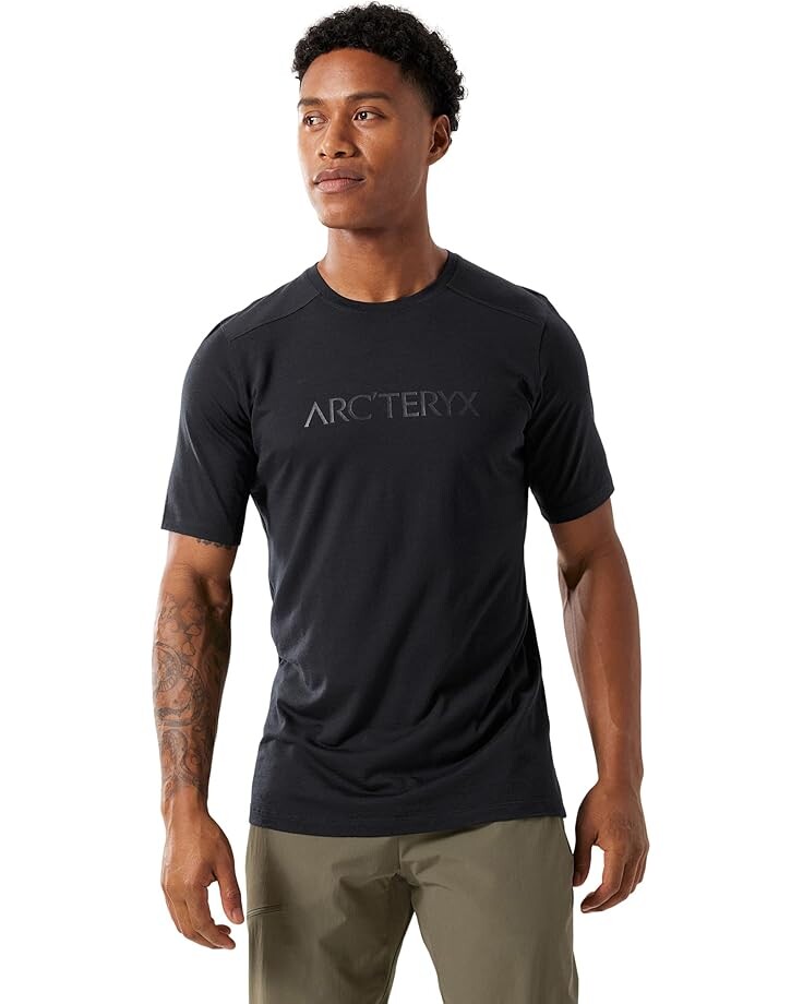 

Футболка Arc'teryx Ionia Merino Wool Arc'Word Logo, черный