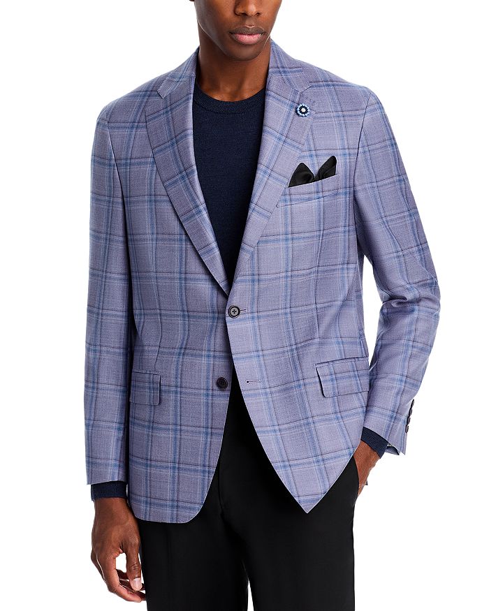 

Спортивное пальто New York Plaid Classic Fit Hart Schaffner Marx, фиолетовый