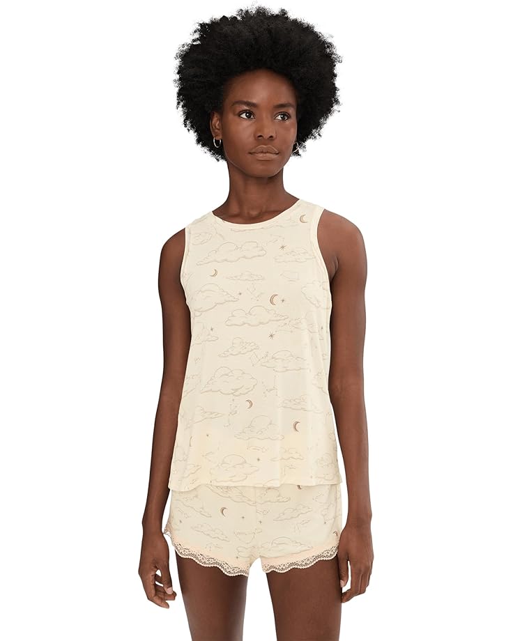 

Женский комплект для сна HONEYDEW All American Shortie, Marshmallow Clouds