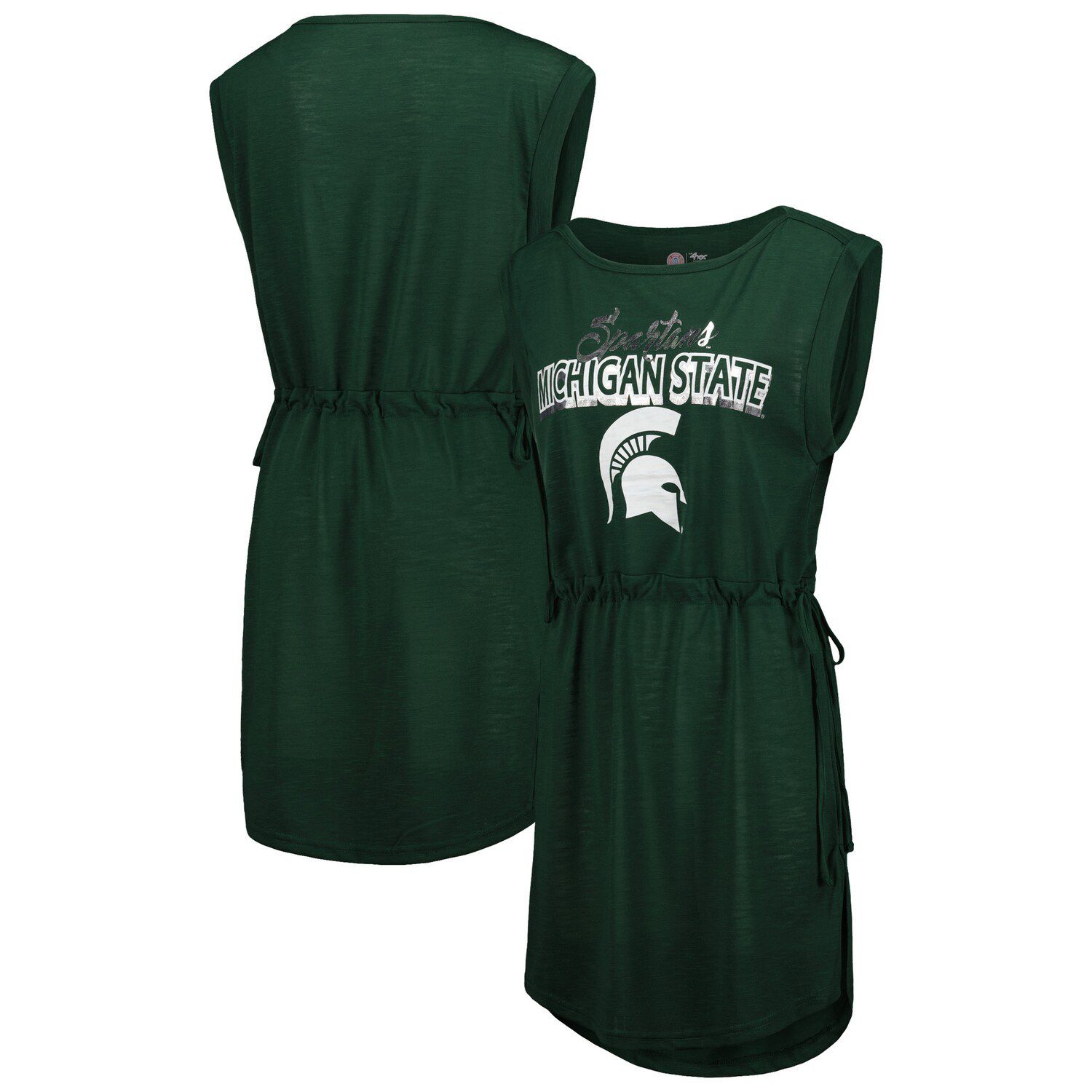 

Женский купальник G-III 4Her от Carl Banks Green Michigan State Spartans GOAT, закрывающее купальник-платье G-III