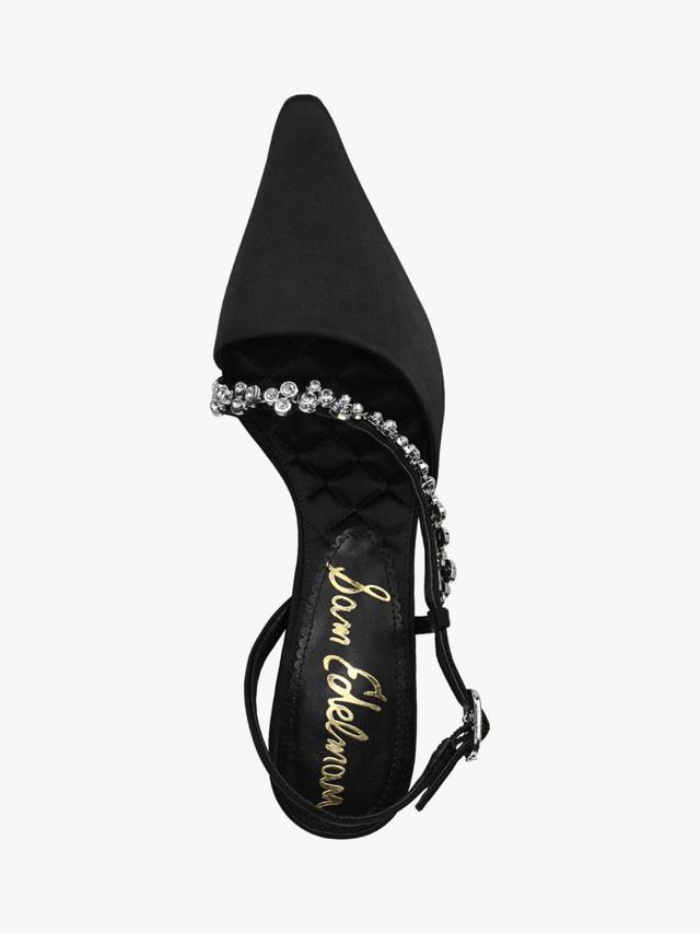 Туфли-лодочки с откидной спинкой на каблуке bonnie kitten Sam Edelman, черный — фото 3