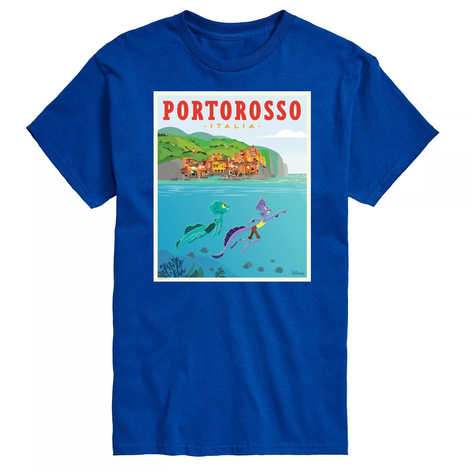 

Футболка с открыткой Big & Tall Disney/Pixar Luca Италия License