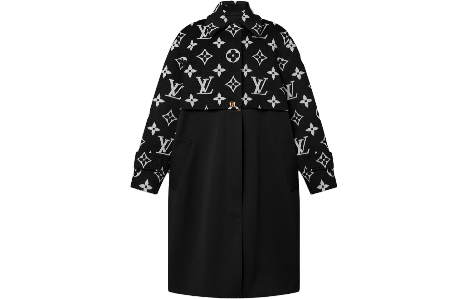

Пальто женское черное Louis Vuitton, Черный, Пальто женское черное Louis Vuitton