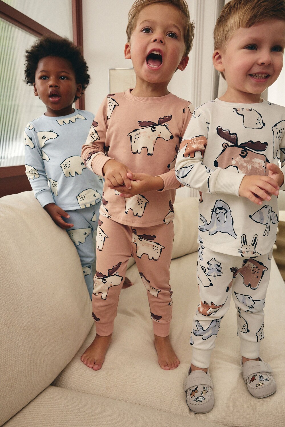 

Пижама Snuggle из 100% хлопка, 3 шт в упаковке Next, мультиколор