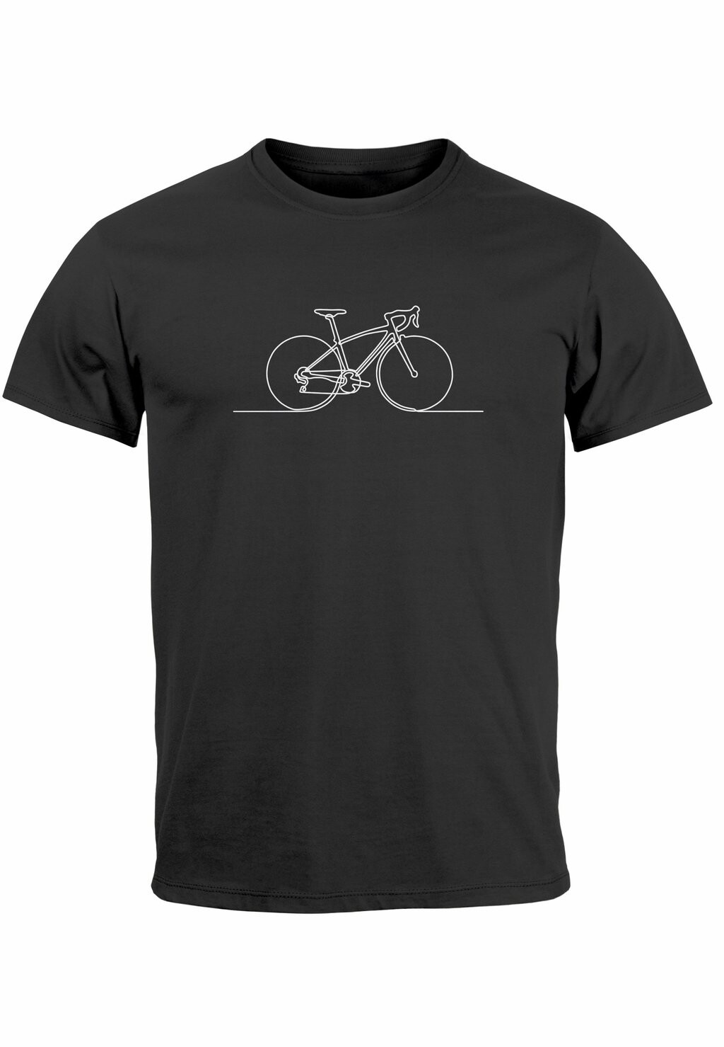 

Футболка с принтом FAHRRAD RADFAHRER BIKE GRAFIK FASHION STREETSTYLE Neverless, антрацит