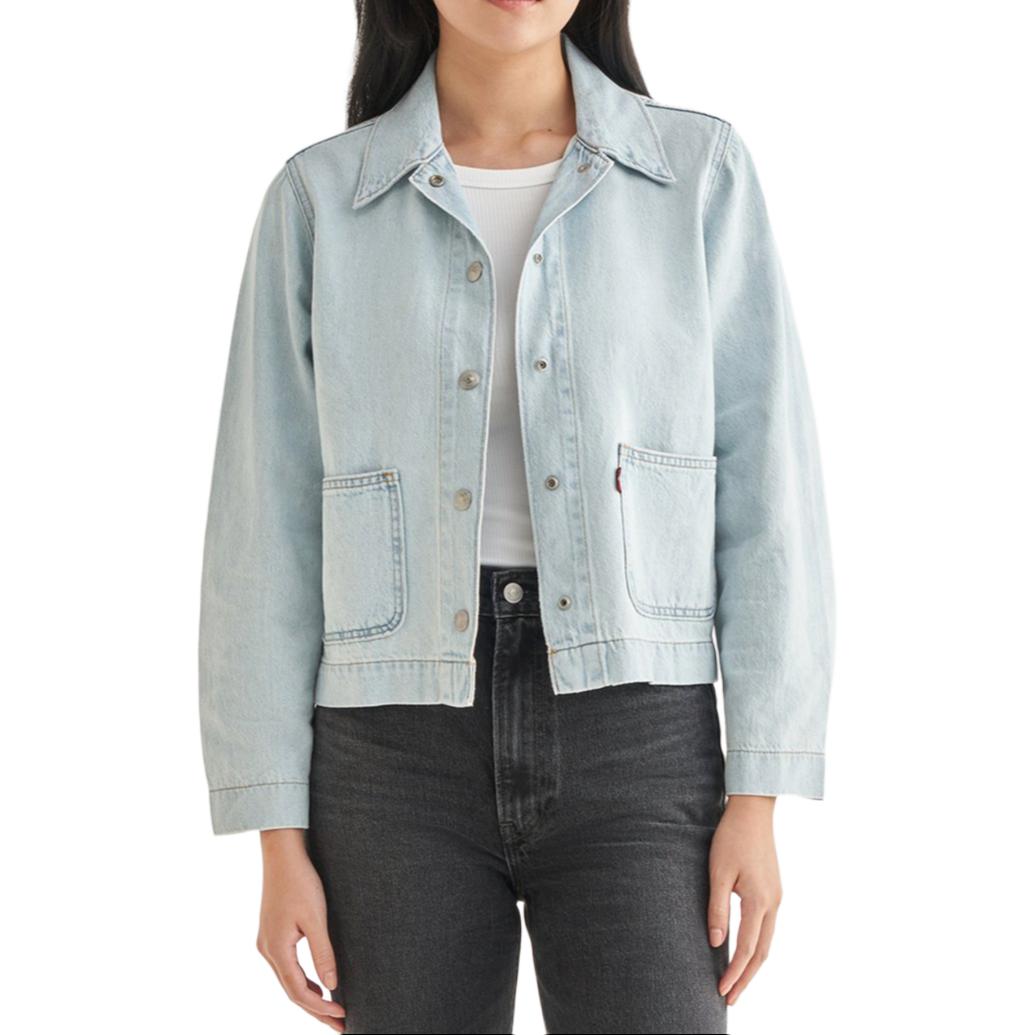 

Джинсовая куртка Levi’s женская светло-голубая