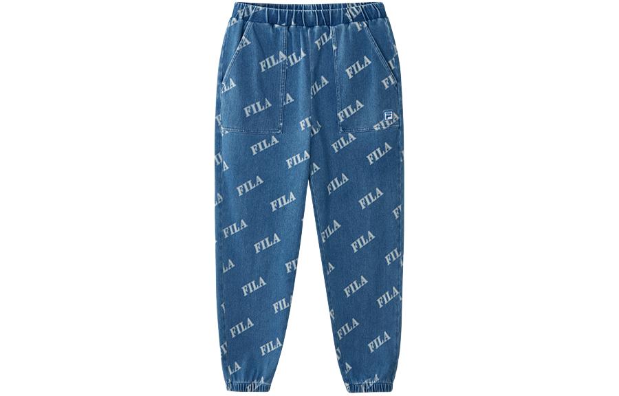 

Детские трикотажные спортивные штаны FILA, цвет Allover Print