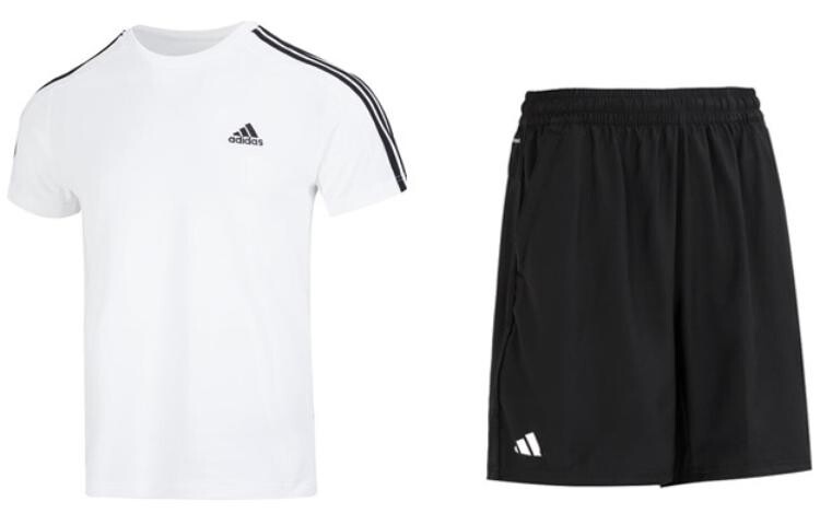 

Adidas Мужская повседневная спортивная одежда, Белый черный