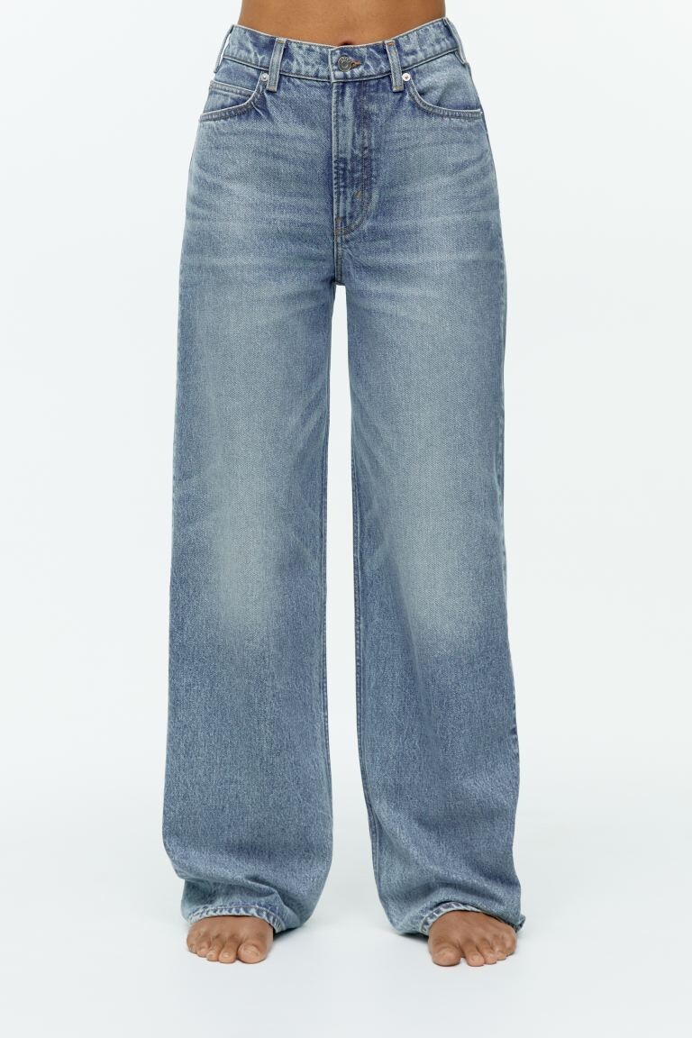 

Джинсы maple с завышенной талией H&M, синий