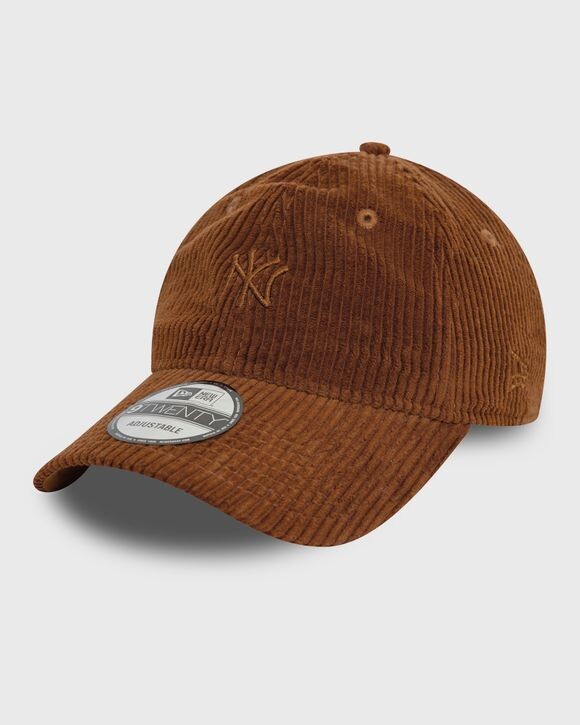 

Бейсболка New Era Cord 9Twenty New York Yankees, цвет med brown