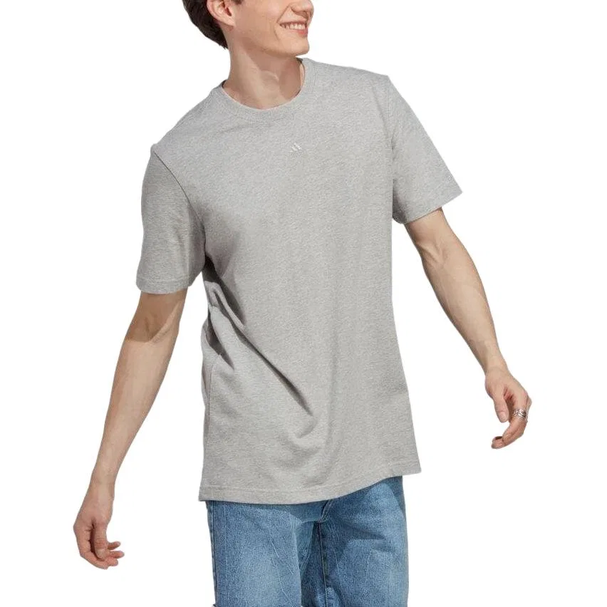 Футболка Adidas Free Shipping All Szn Tee Medium Gray Heather — фото 4