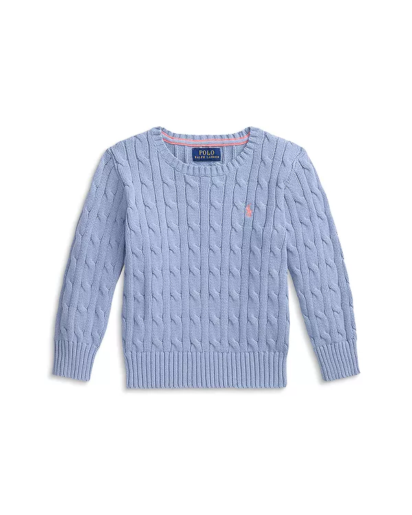 

Хлопковый свитер крупной вязки для мальчиков - для малышей Ralph Lauren, синий