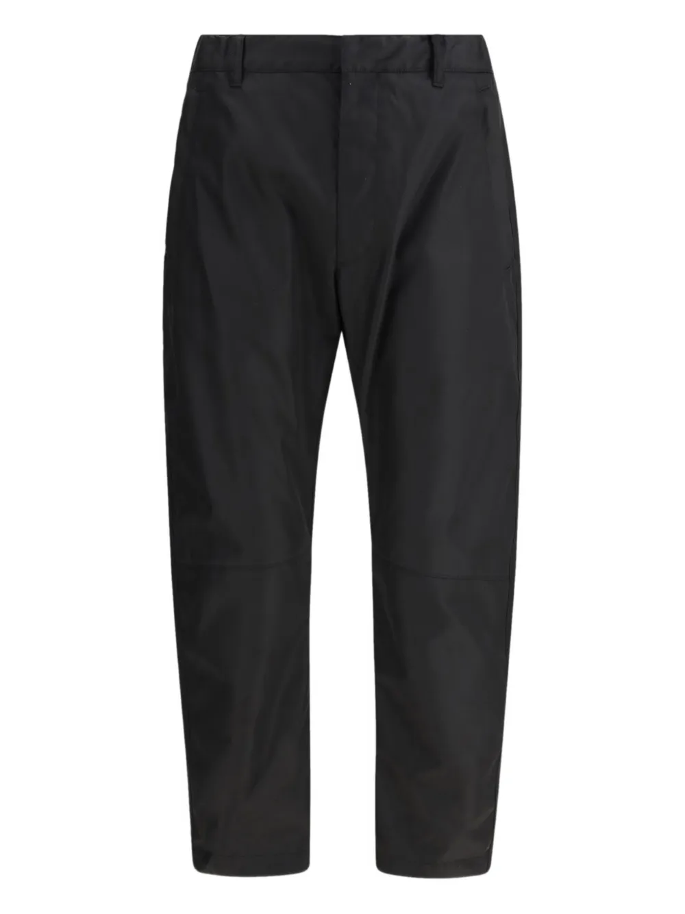 

Брюки с карманами из переработанного нейлона Prada, черный