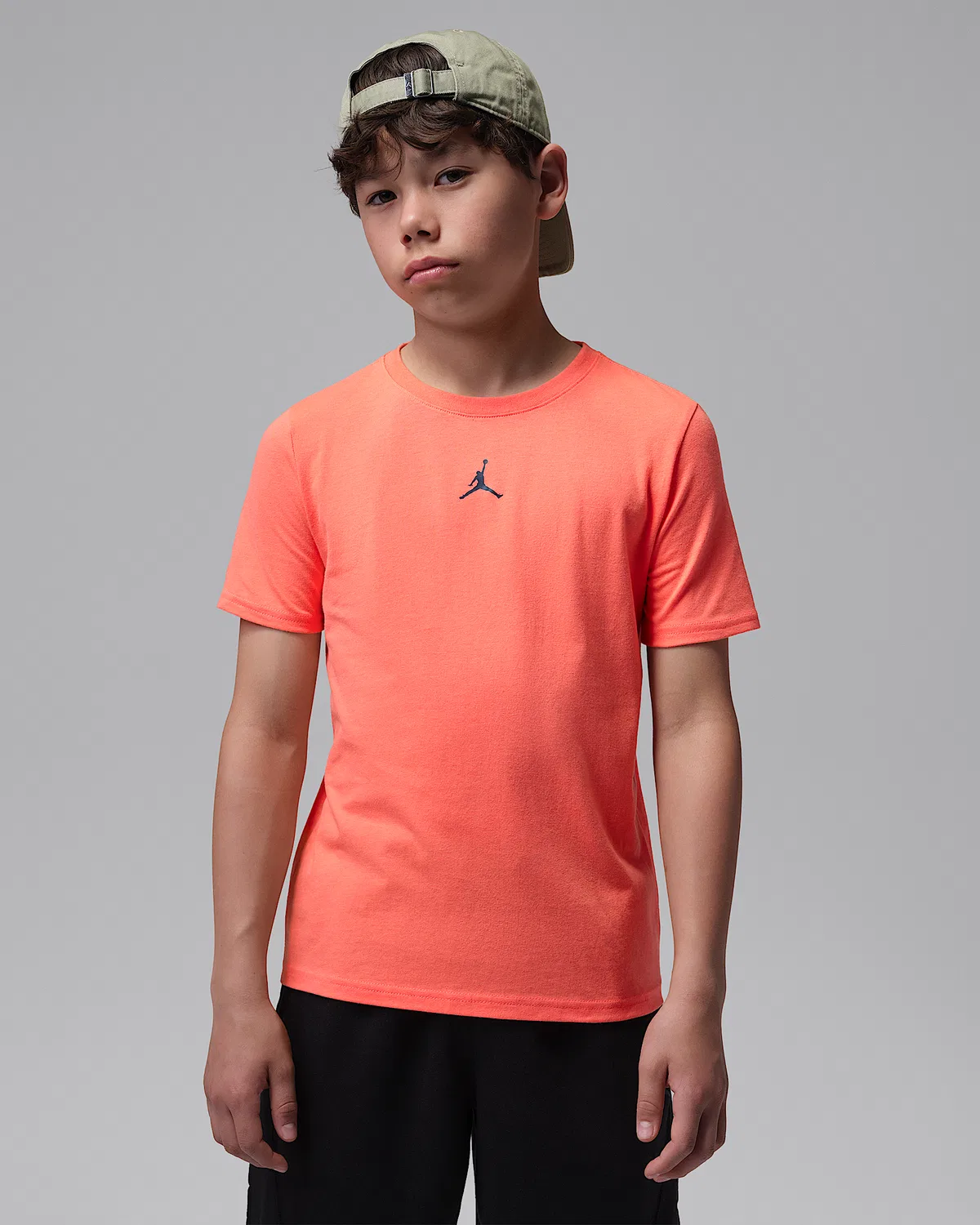 Детская футболка Dri-FIT Core T-Shirt Jordan Sport, Bright Mango