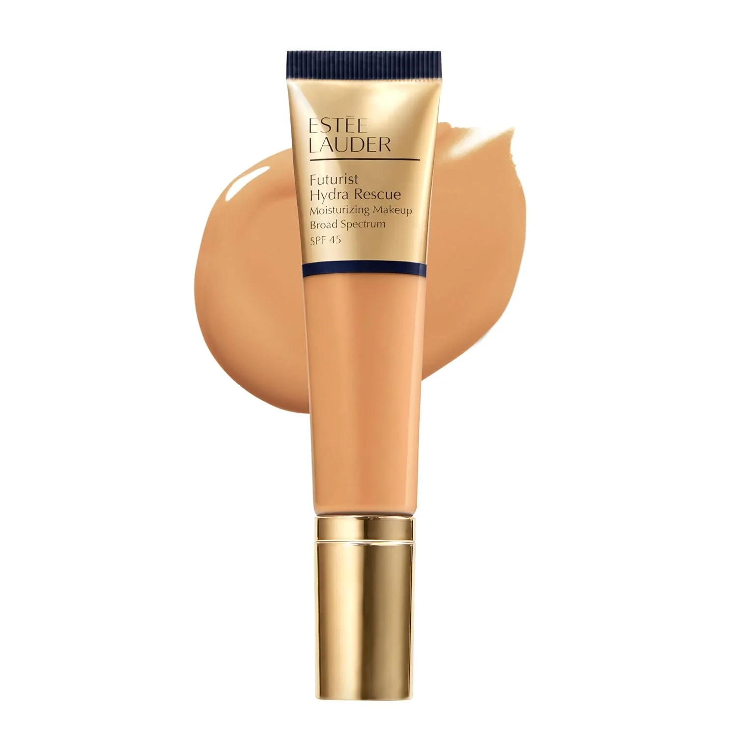 Увлажняющая тональная основа Estée Lauder Futurist Hydra Rescue с SPF 45 для 12-часового сияния, 35 мл., 4W1 Honey Bronze - Medium tan with neutral subtle golden undertones