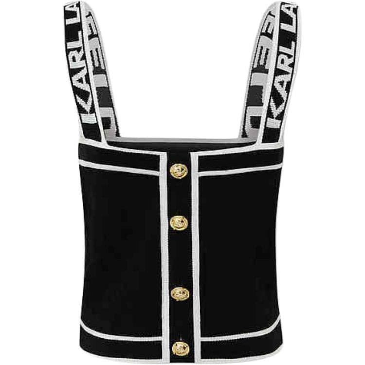 

KARL LAGERFELD / Karl Lagerfeld Jeans Женская майка KARL LAGERFELD, черная