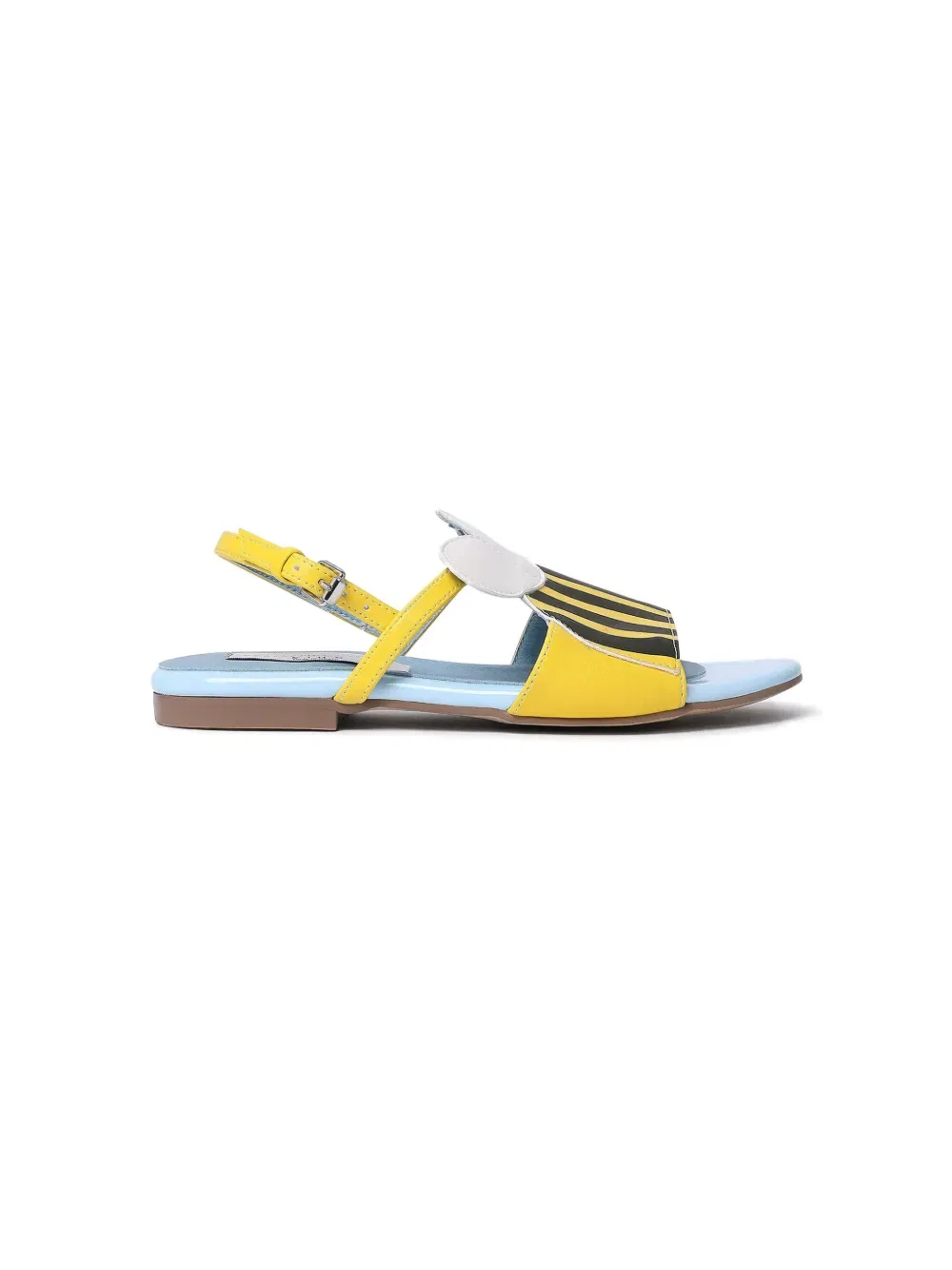 Сандалии Bumblebee из искусственной кожи Stella Mccartney Kids, желтый — фото 2