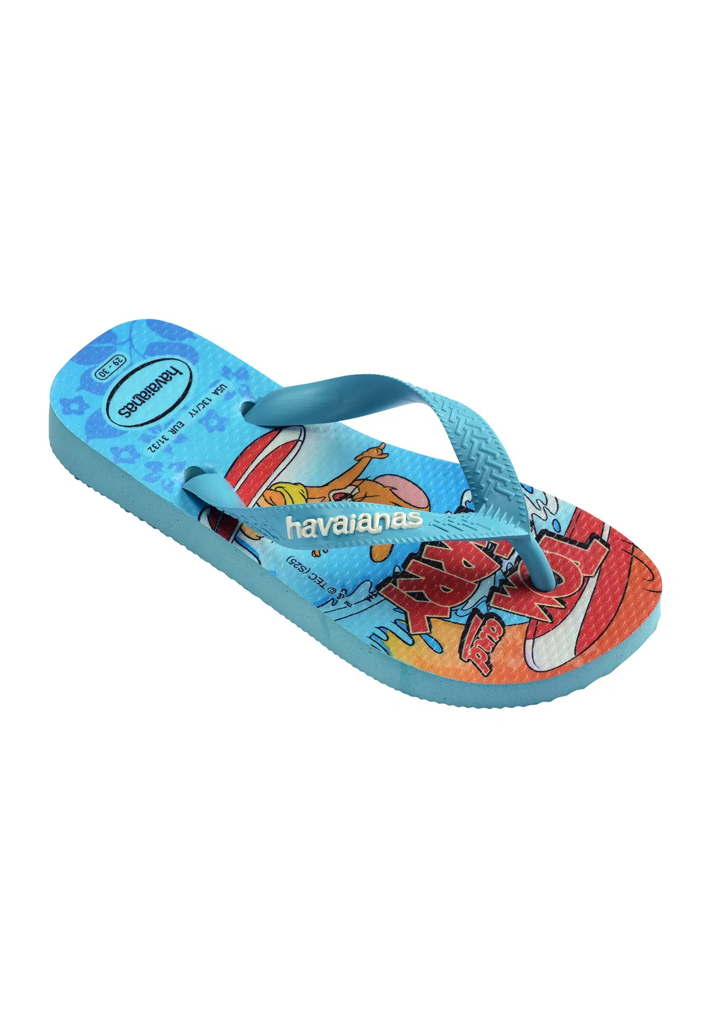 Сандалии Havaianas Top Warner синего цвета