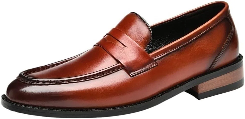 Лоферы кожаные Moccasins, коричневый DHFIRUFSHLO