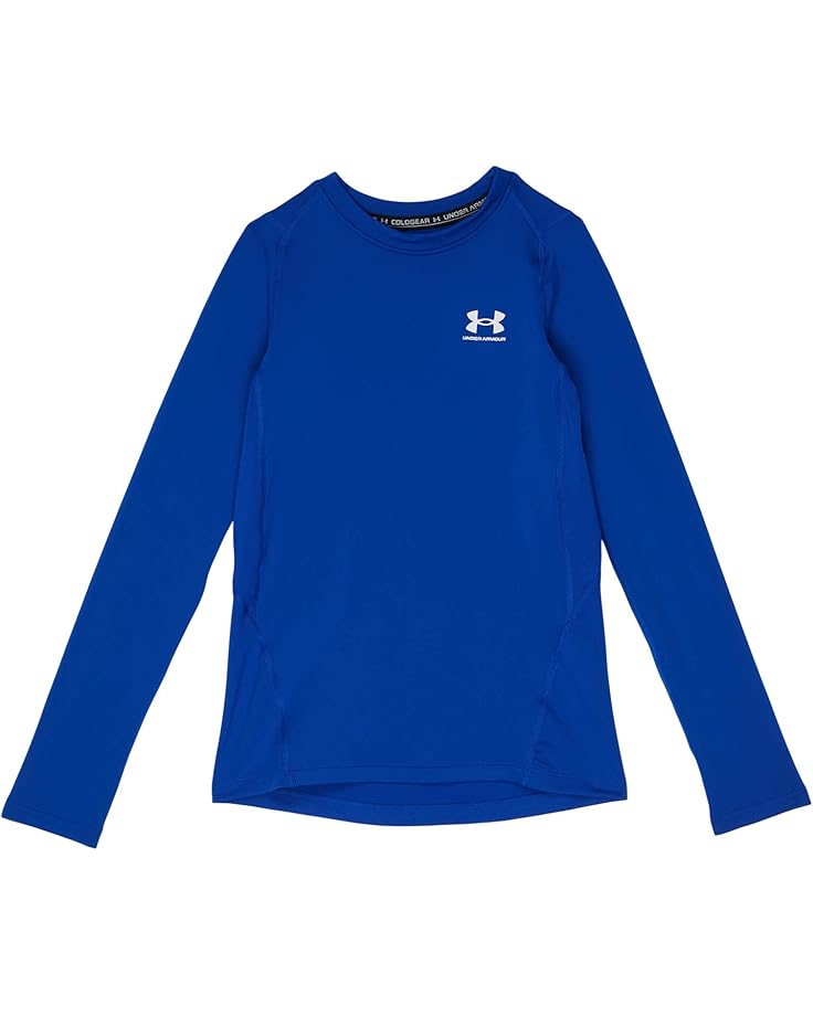 

Толстовка Under Armour Kids ColdGear Armour Long Sleeve T-Shirt, цвет Royal Blue/White