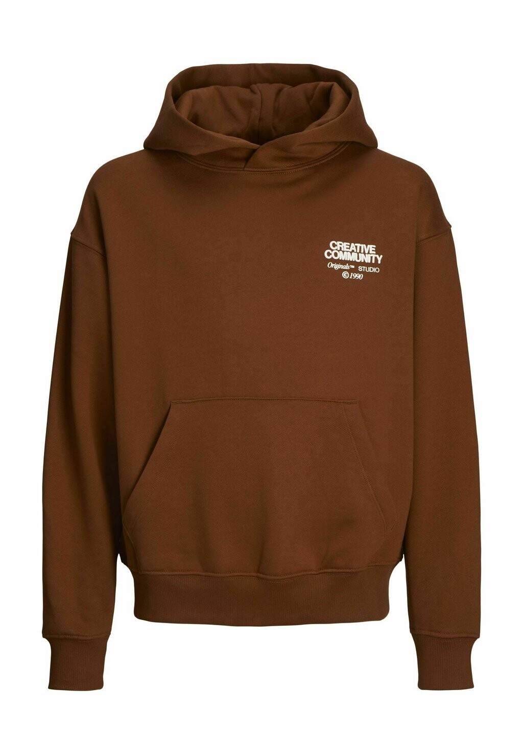 

Толстовка с капюшоном GEDRUCKT Jack & Jones, коричневый