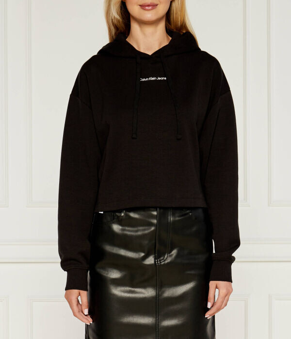 

Толстовка Calvin Klein Jeans Relaxed Fit с фотопечатью, черный