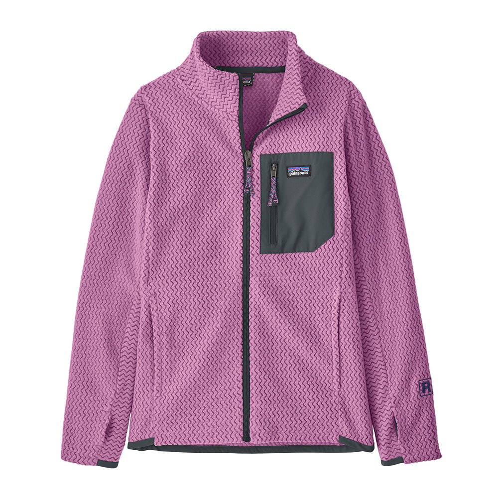 

Детская флисовая куртка Patagonia R1 Air на молнии, Brisk Purple