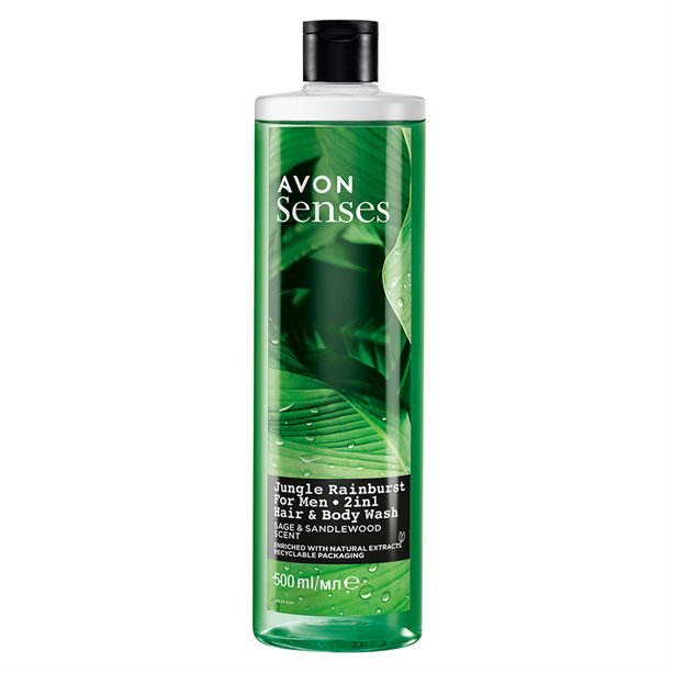 

Avon, Jungle Rainburst Sage Shower Gel, 500 мл