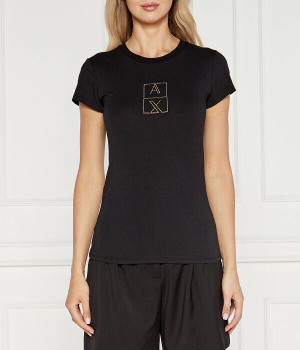 

Футболка Armani Exchange Slim Fit, черный