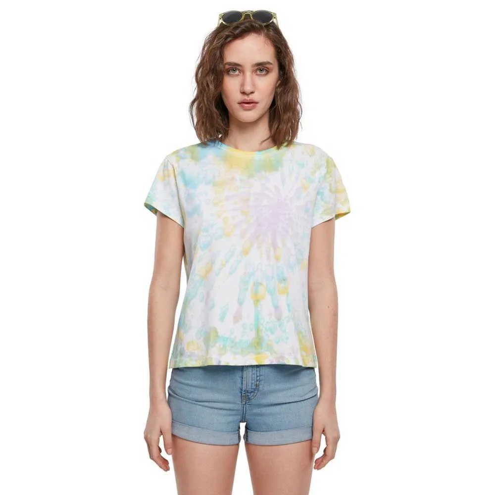 

Футболка Urban Classics Tie Dye Boyfriend, белый