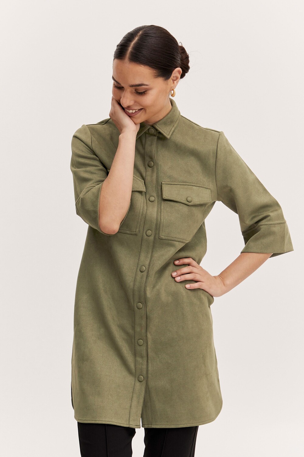 

Блуза b.young Hemd BYDOSA SHIRT, зеленый