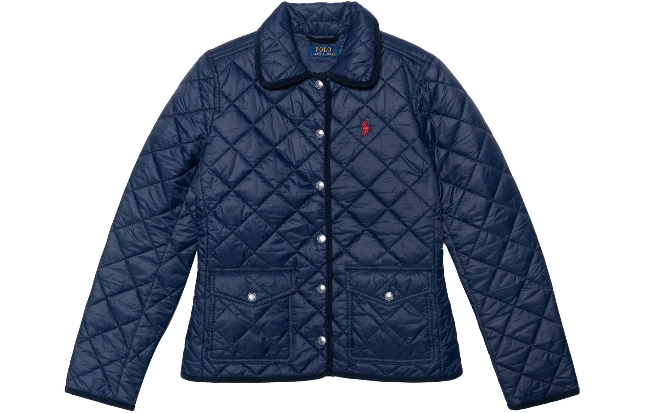 

Polo Ralph Lauren Женская стеганая куртка SS23, темно-синяя, Синий, Polo Ralph Lauren Женская стеганая куртка SS23, темно-синяя