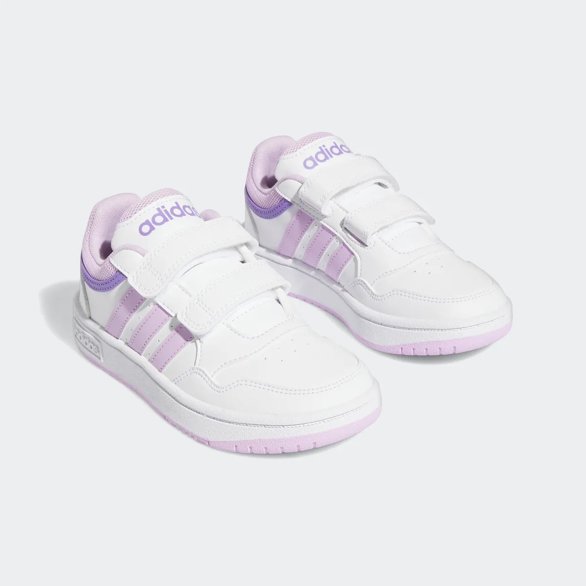 

Спортивные кроссовки adidas "HOOPS" Adidas Sportswear, цвет Cloud White / Bliss Lilac / Violet Fusion