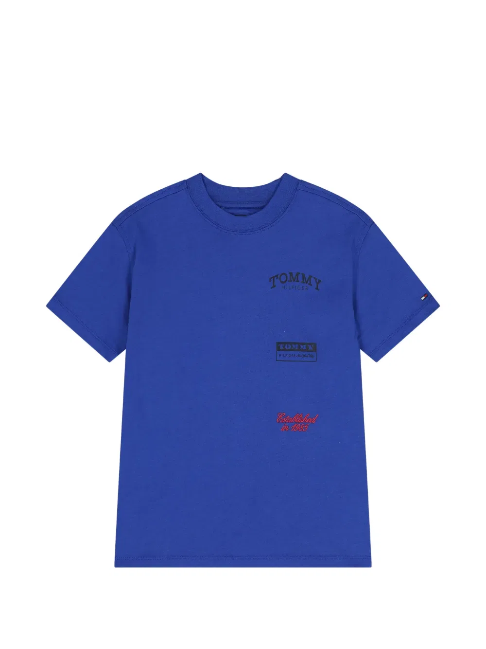 Футболка с принтом Tommy Hilfiger Junior, синий