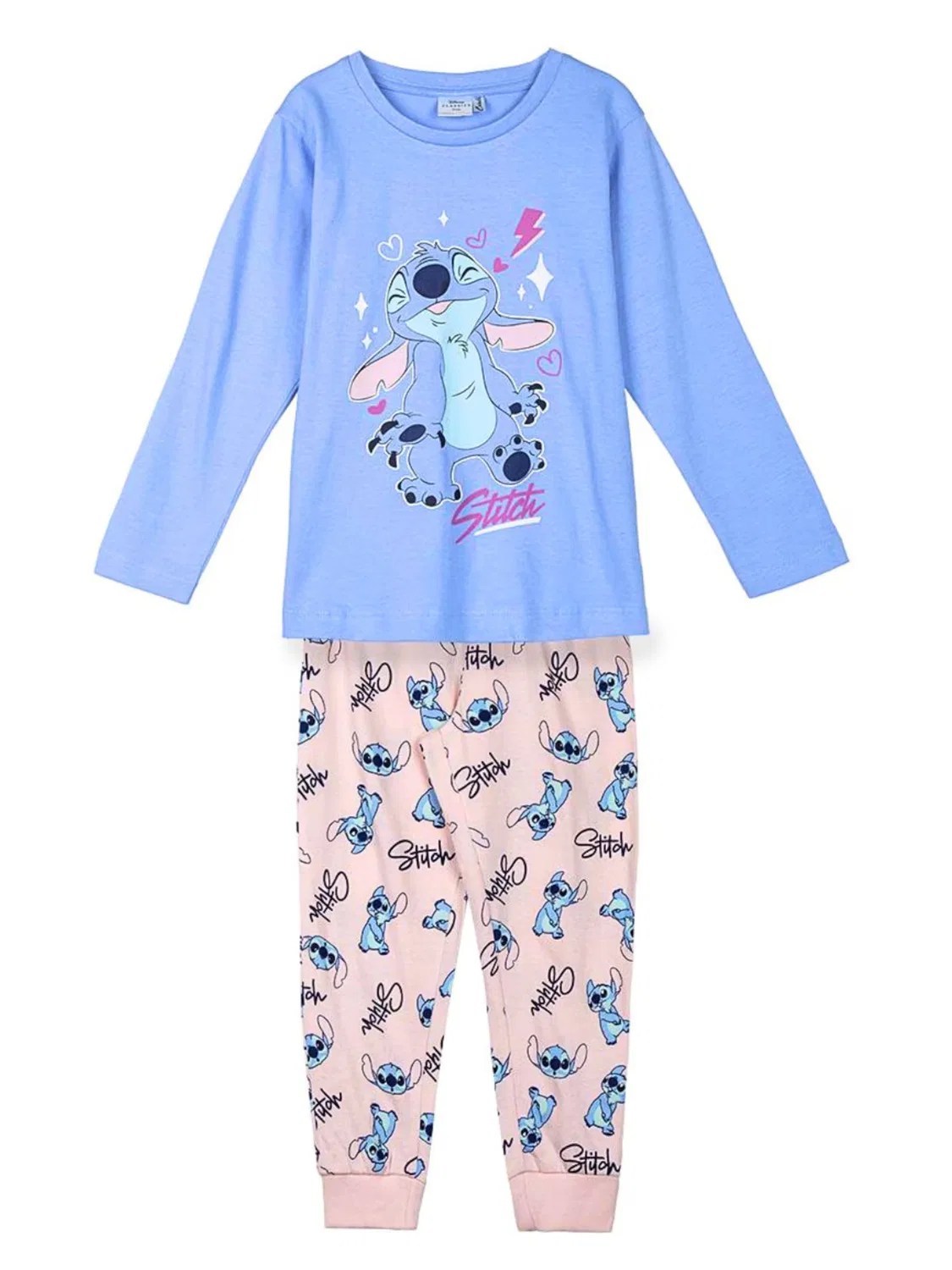 Пижама Cerdá Disney Stitch Pyjama Set Girls синего цвета
