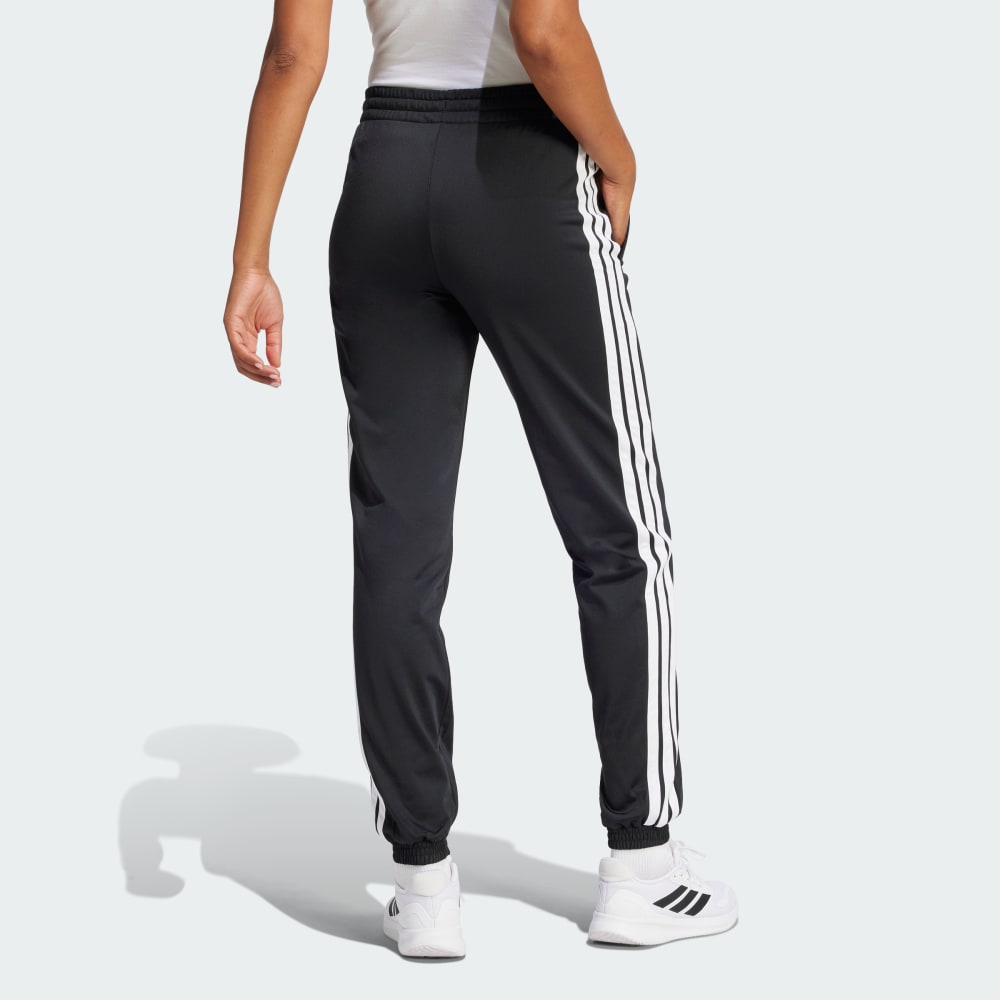 Спортивные брюки Adidas Tricot 3-Stripes Track Pants, черный/белый — фото 2