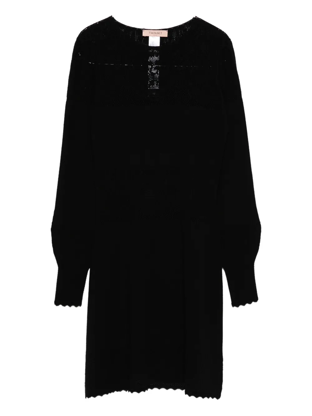 

Вязаное платье TWINSET, черный