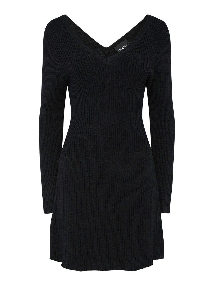 

Вязаное платье PIECES Knitted dress PCPrista, черный