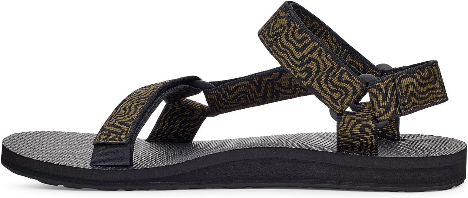 Мужские сандалии Teva Original Universal, черный/темно-оливковый — фото 4