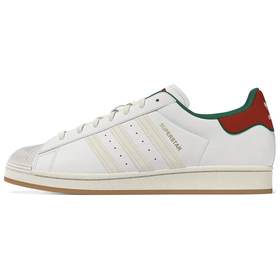 

Кеды мужские, Обувь для скейтбординга Superstar Series Men Low-Go White Adidas