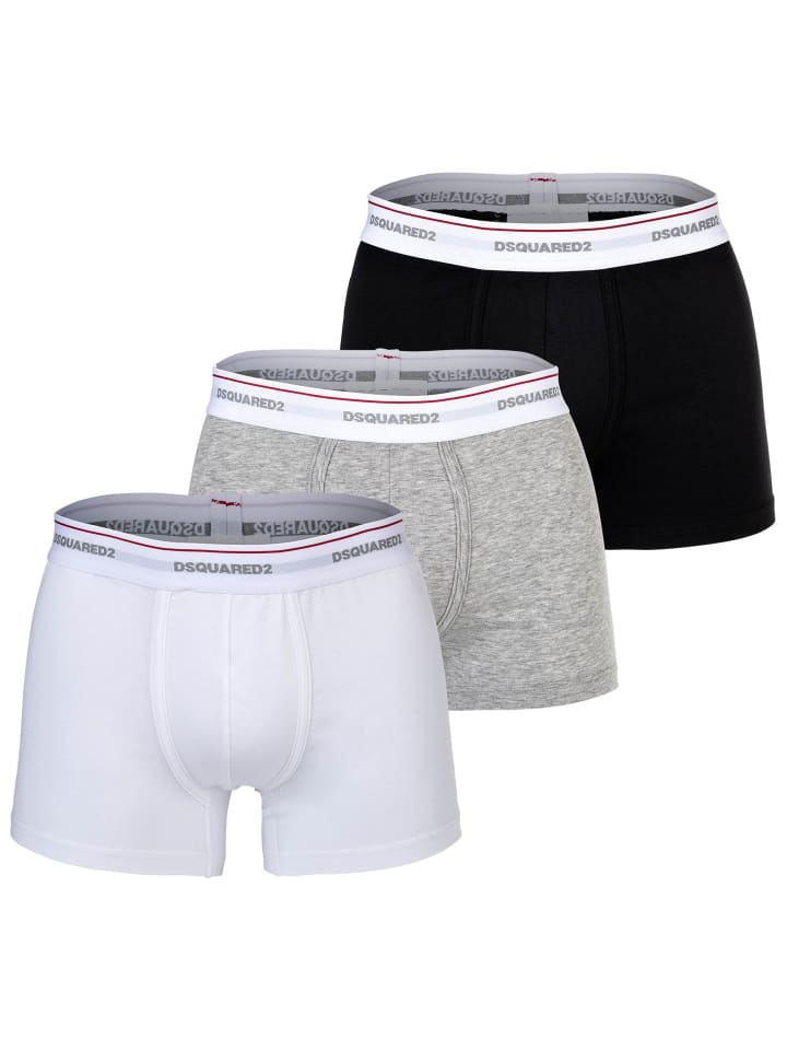 

Боксерские трусы Dsquared², цвет schwarz/weiß/grau