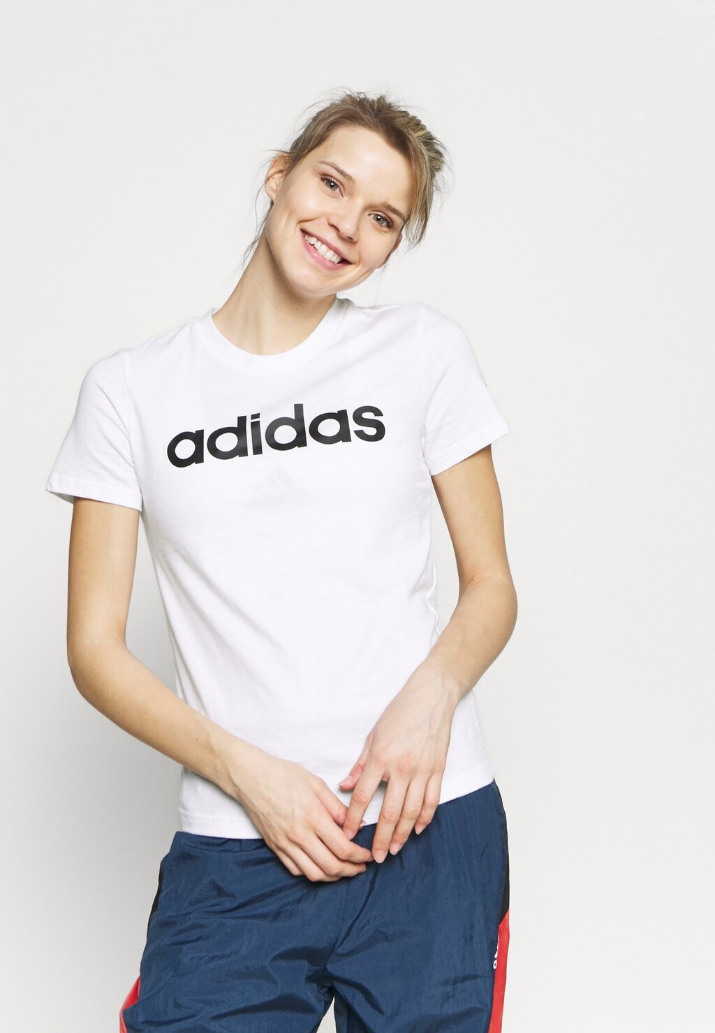 

Футболка с принтом Adidas, Белый, Футболка с принтом Adidas