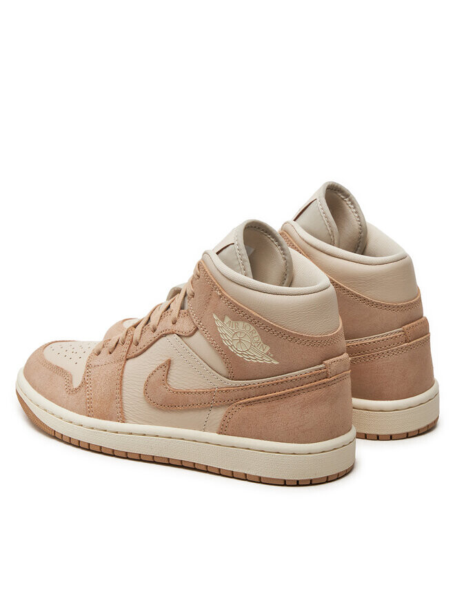 Кроссовки Air Jordan 1 Mid Se FJ3448 200 Nike, бежевый/экрю — фото 3