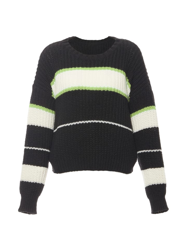 

Женский свитер в ЧЕРНОМ, БЕЛОМ, ЛАЙМОВОМ цветах myMo