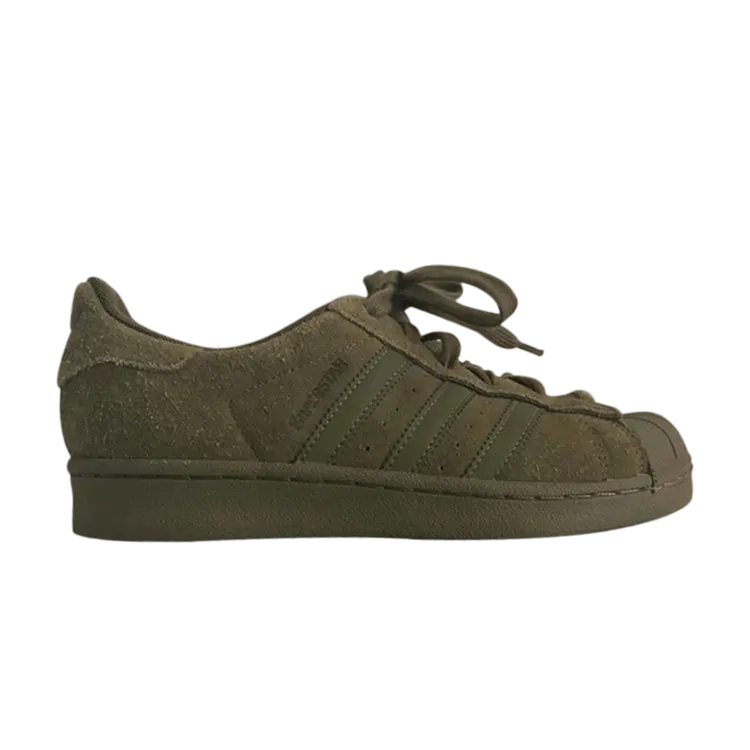 

Кроссовки Adidas Superstar GS 'Olive Cargo', зеленый