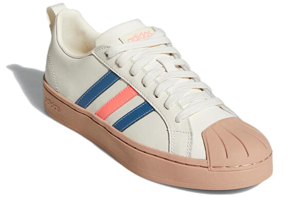 Кроссовки (WMNS) adidas Neo Streetcheck 'Creamwhite Brown Blue', белый — фото 3
