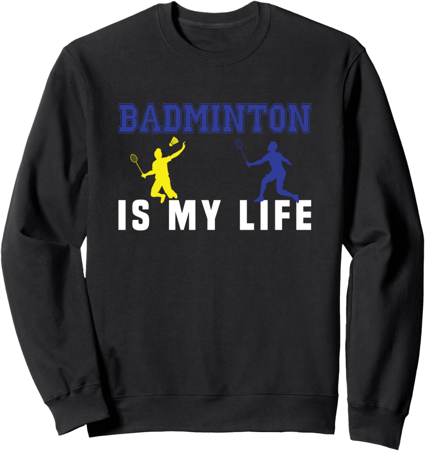 

Футболка с надписью «Бадминтон - моя жизнь» Funny Badminton Player Racket Tournament Sayings, черный